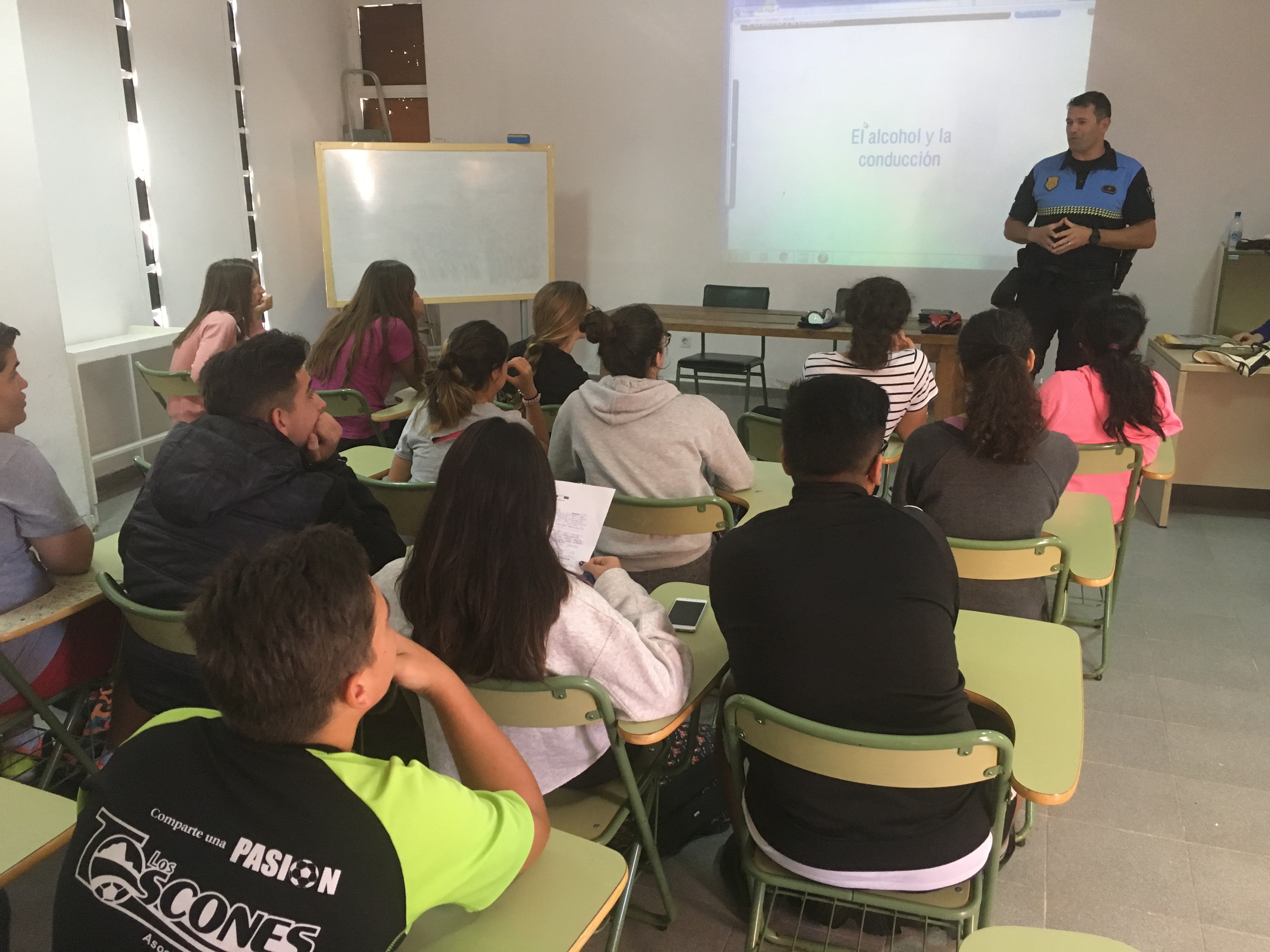 Presentación del Programa "Con las drogas, tú decides" en los institutos de La Oliva