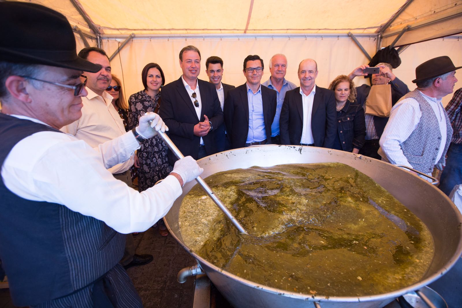 Pablo Rodríguez en la Feria de San Mateo