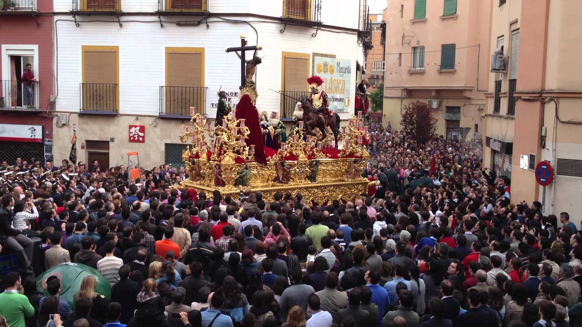 Procesión de Semana Santa en Sevilla