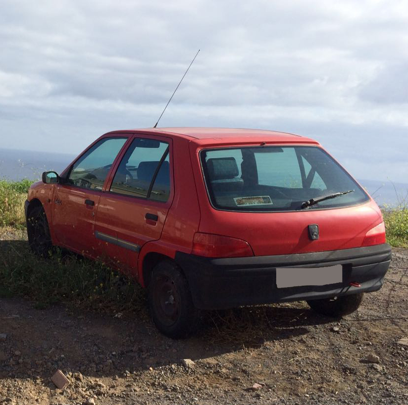 Vehículo abandonado