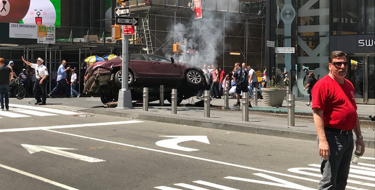 Atropello en Times Square