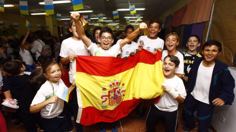 Alumnos del CEIP Valsequillo