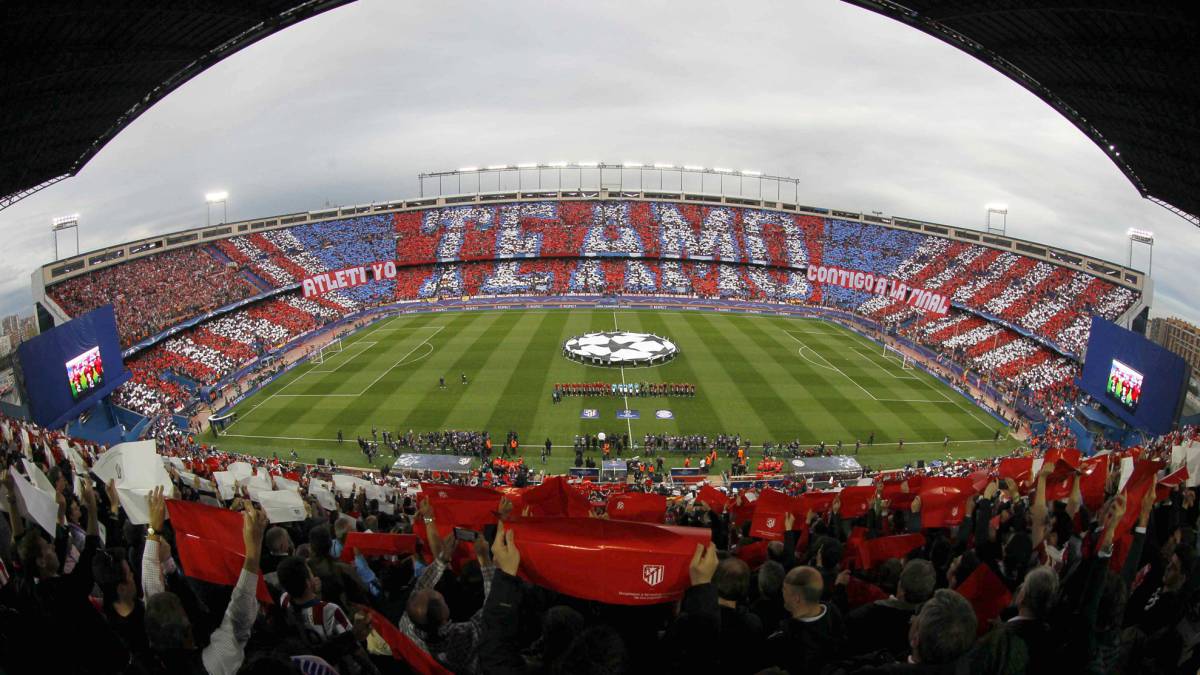 Vistas del Estadio Vicente Calderón