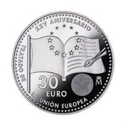 Moneda de 30 euros, conmemorativa de la Firma del Tratado de la UE
