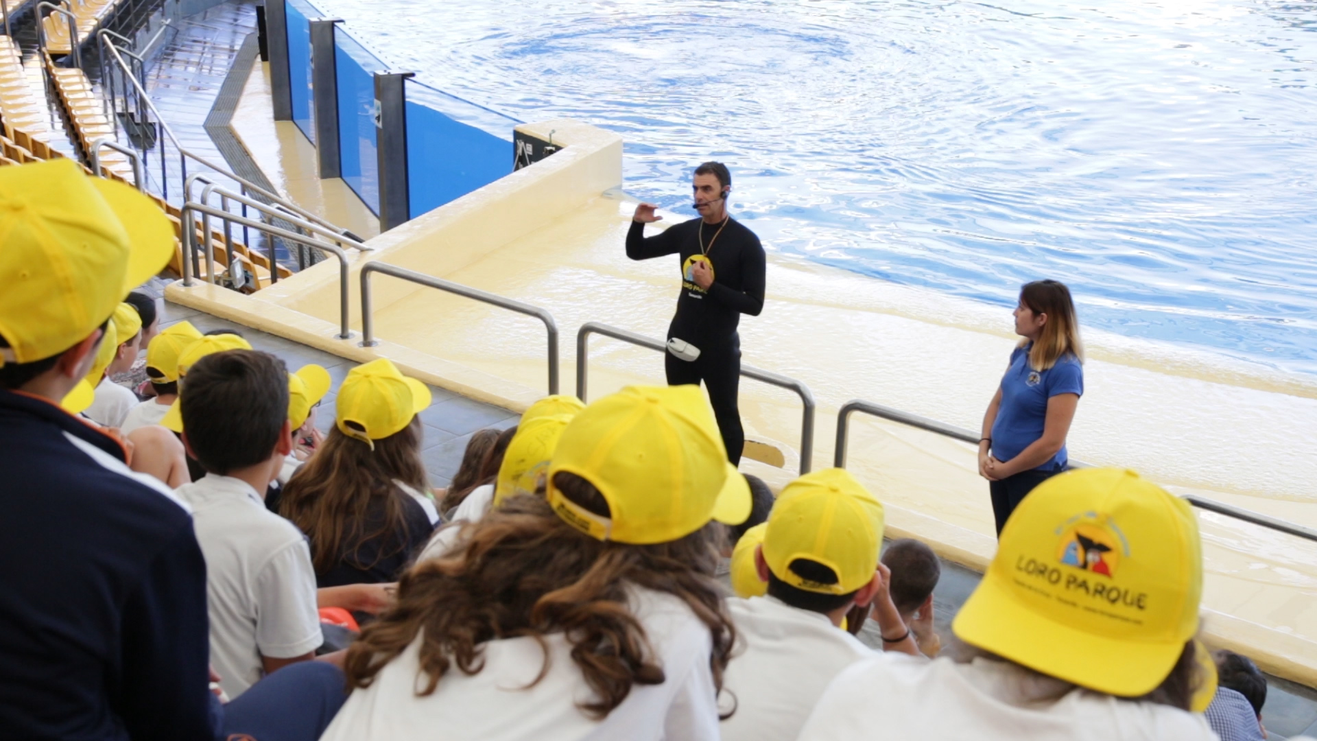 Niños en Loro Parque