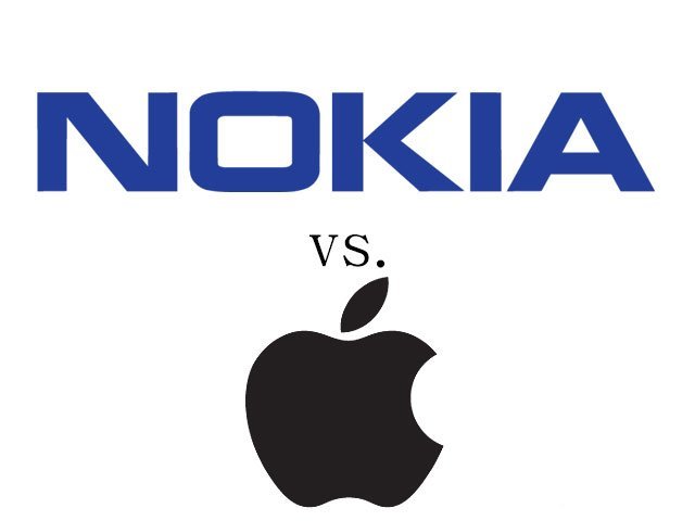 Logos de Nokia y Apple