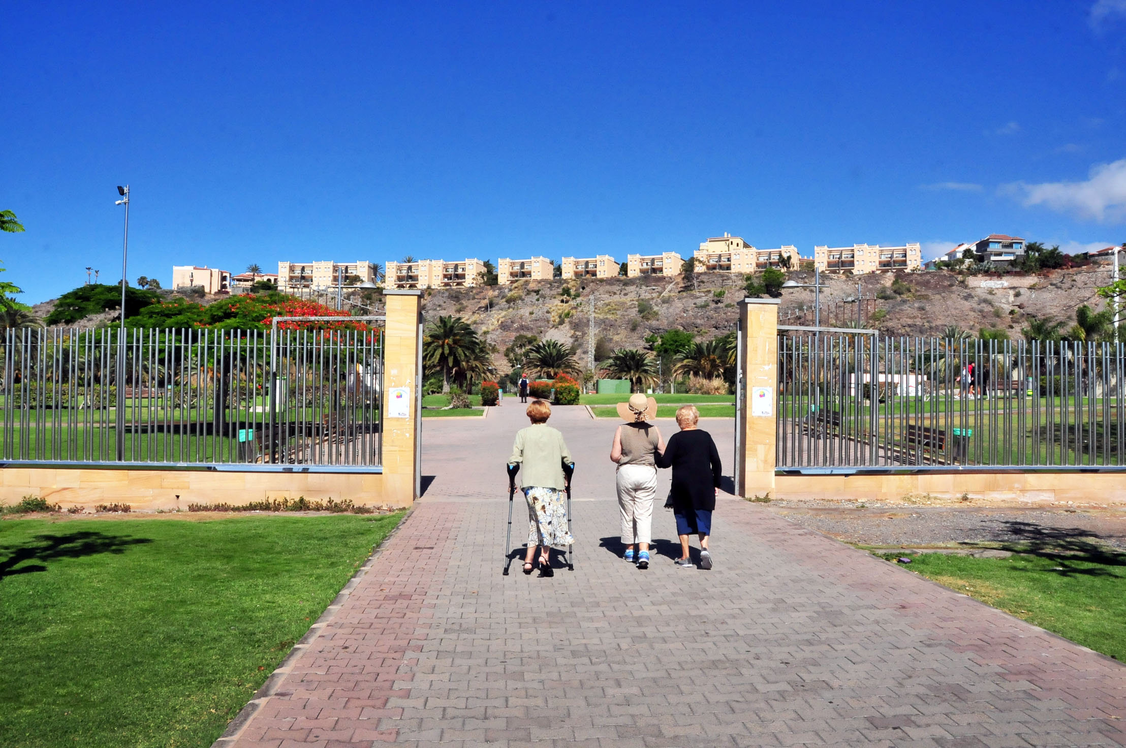 Nueva valla del Parque del Sur de San Bartolomé de Tirajana