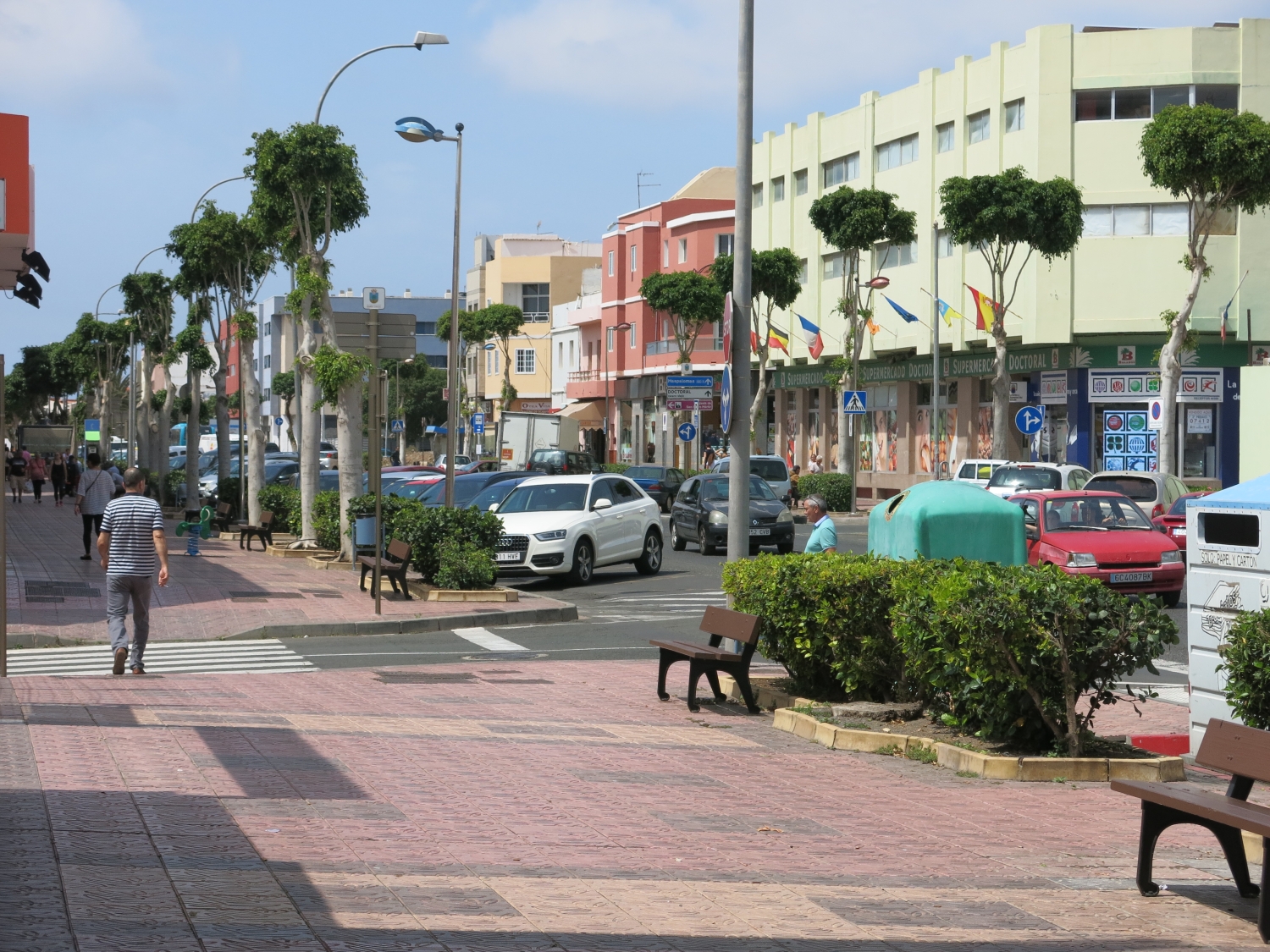 Avenida de Canarias en Santa Lucía