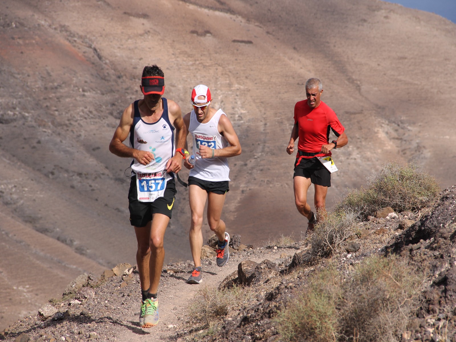 Corredores en la carreta Transajaches