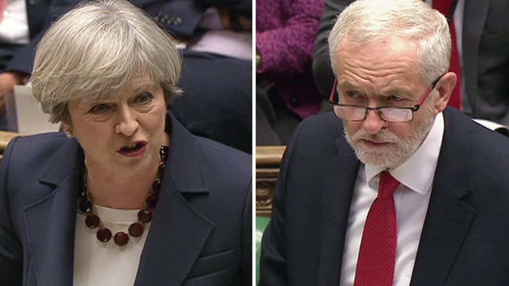 Theresa May y Jeremy Corbyn