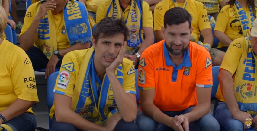 Escena de un vídeo promocional de la UD Las Palmas