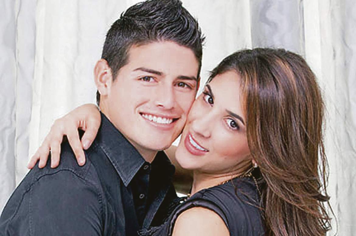 James Rodríguez y Daniela Ospina