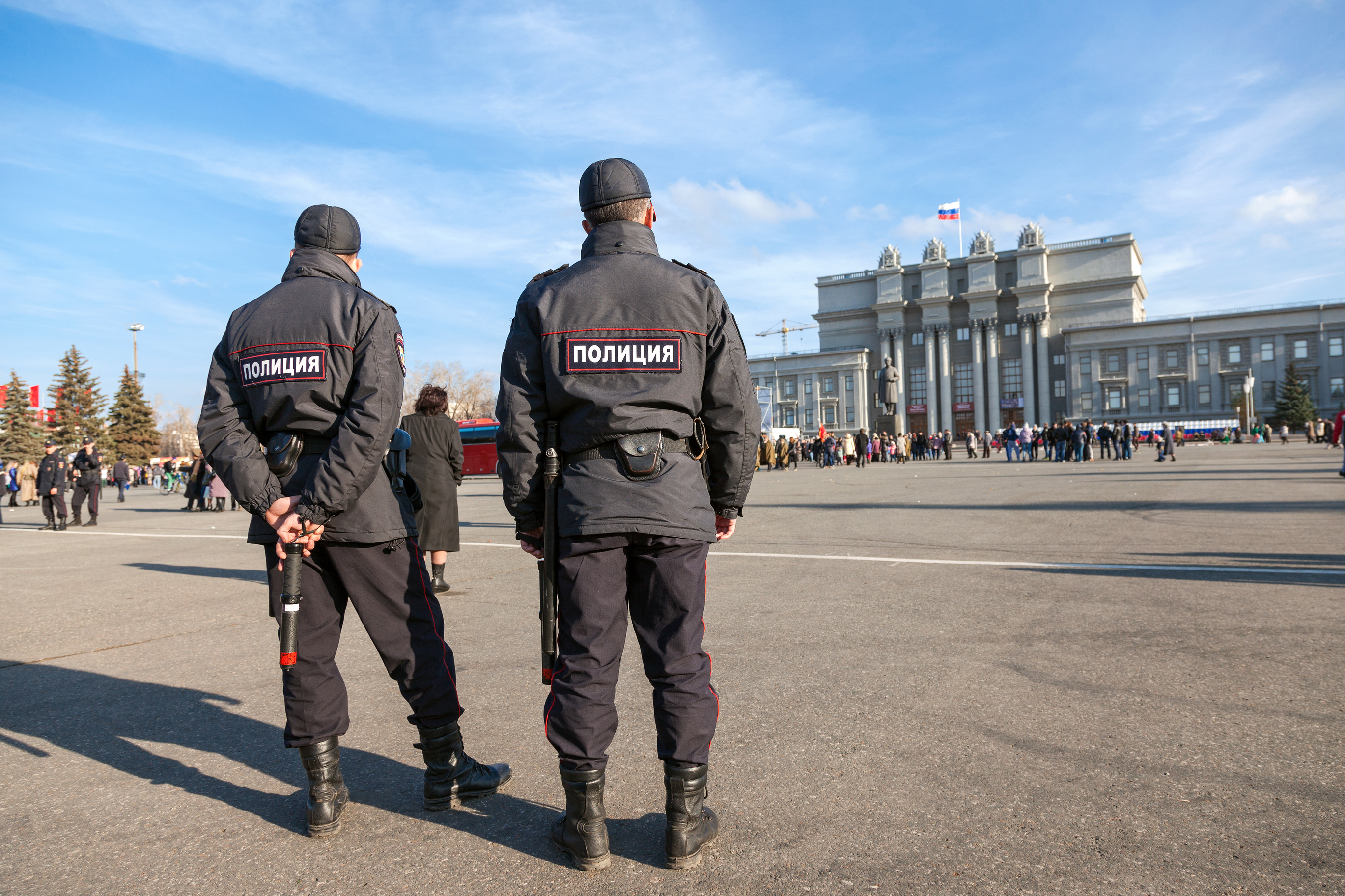 Dos policías rusos