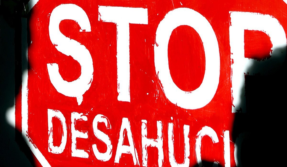 Cartel stop desahucios, 