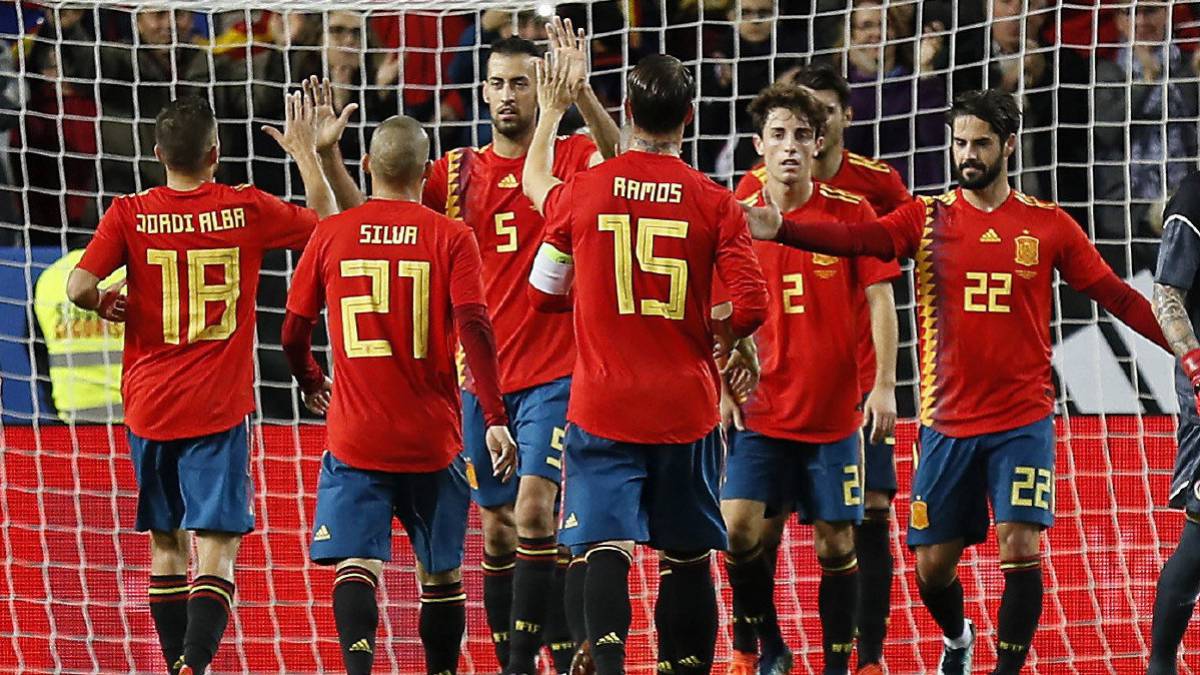 Jugadores de la selección española de fútbol