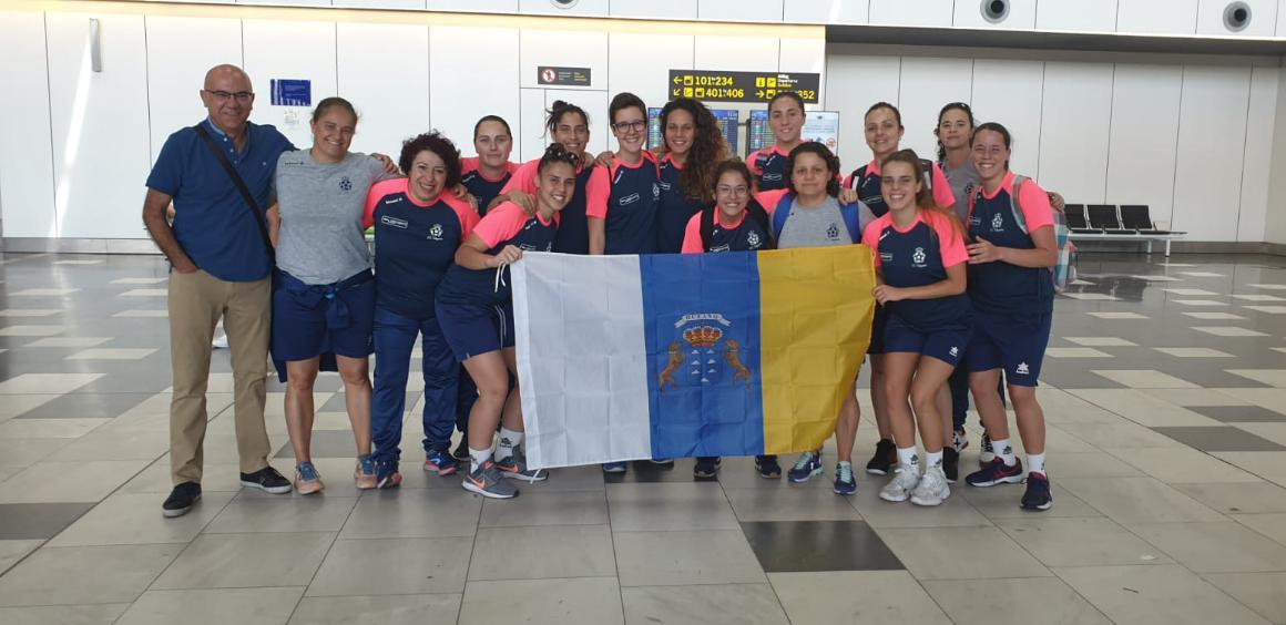 Jugadoras del Preconte en Bilbao Jugadoras del Preconte en Bilbao