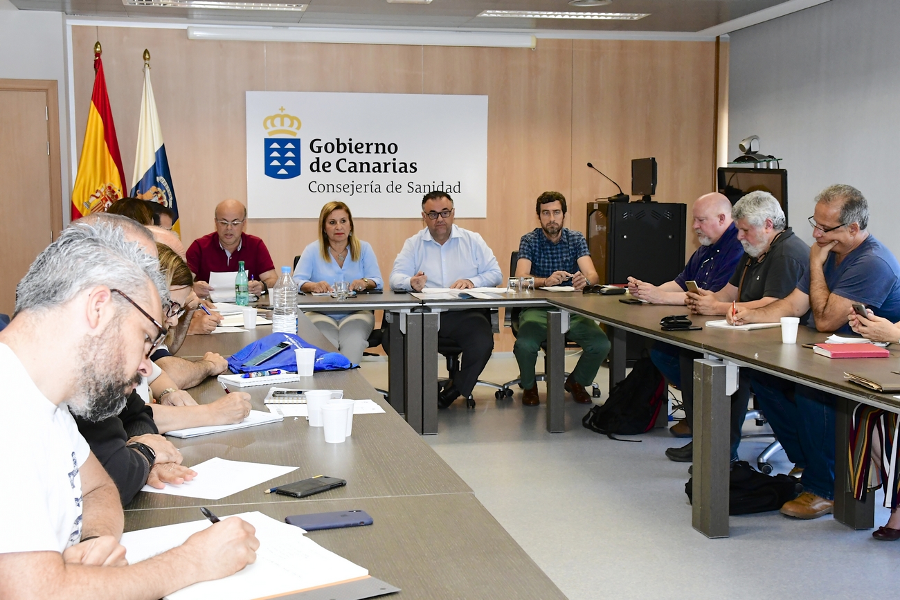 Conrado Domínguez en la Mesa Sectorial de Sanidad