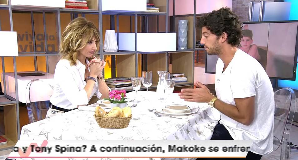 Emma García y Jorge Brazález en "Viva la Vida" Emma García y Jorge Brazález en "Viva la Vida"