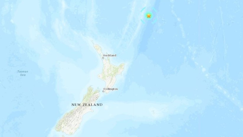 Epicentro del sismo de Nueva Zelanda Epicentro del sismo de Nueva Zelanda