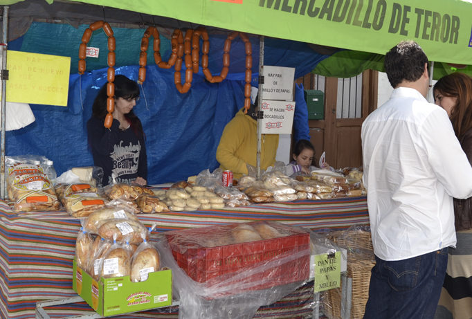 puesto del mercadillo de Teror