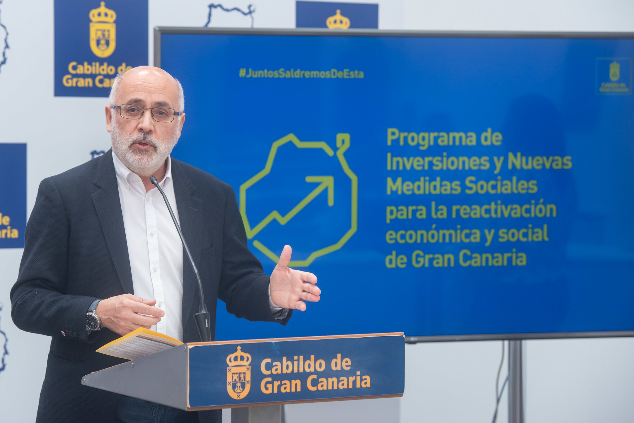 Antonio Morales, Presidente del Cabildo de Gran Canaria