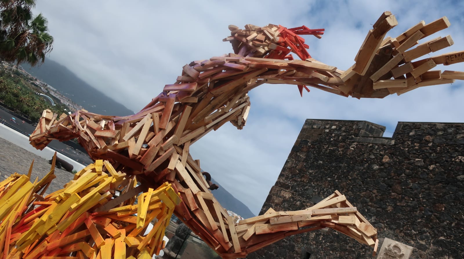 Escultura de Luigi Stinga. Puerto de la Cruz