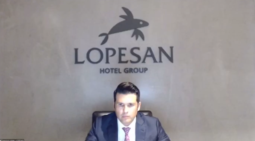 Francisco López, CEO Lopesan, en el foro "Empresas españolas liderando el futuro" de la CEOE