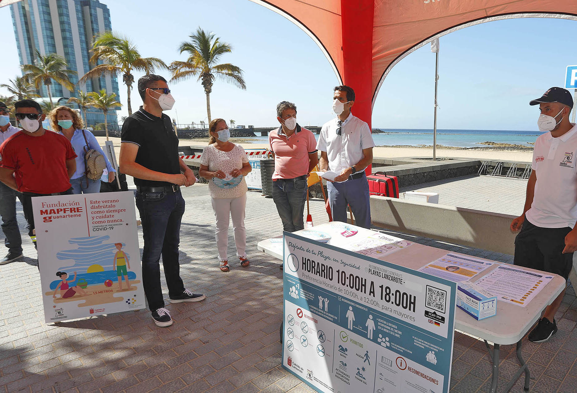 Campaña para prevenir los ahogamientos en las playas de Lanzarote y La Graciosa