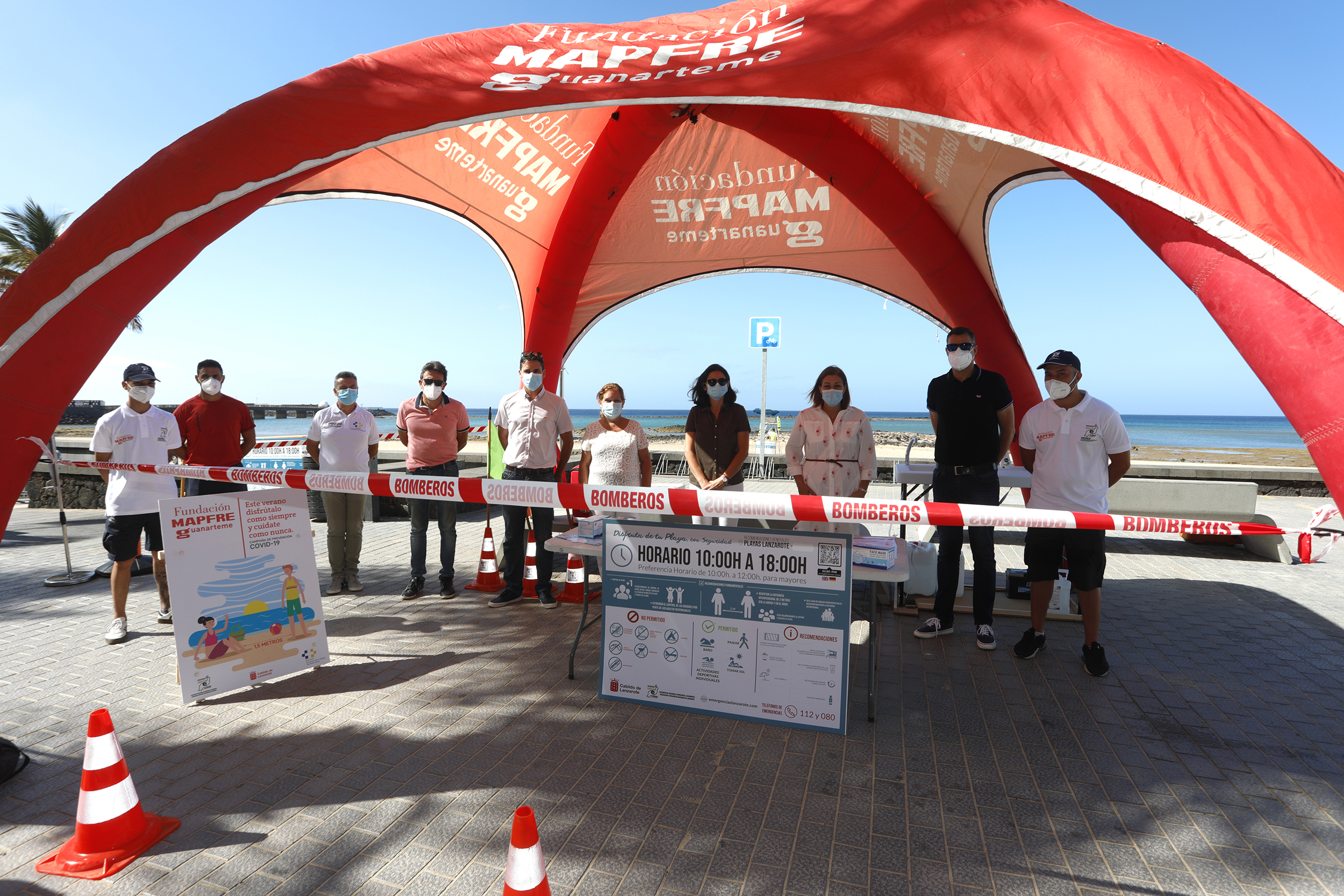 Campaña para prevenir los ahogamientos en las playas de Lanzarote y La Graciosa