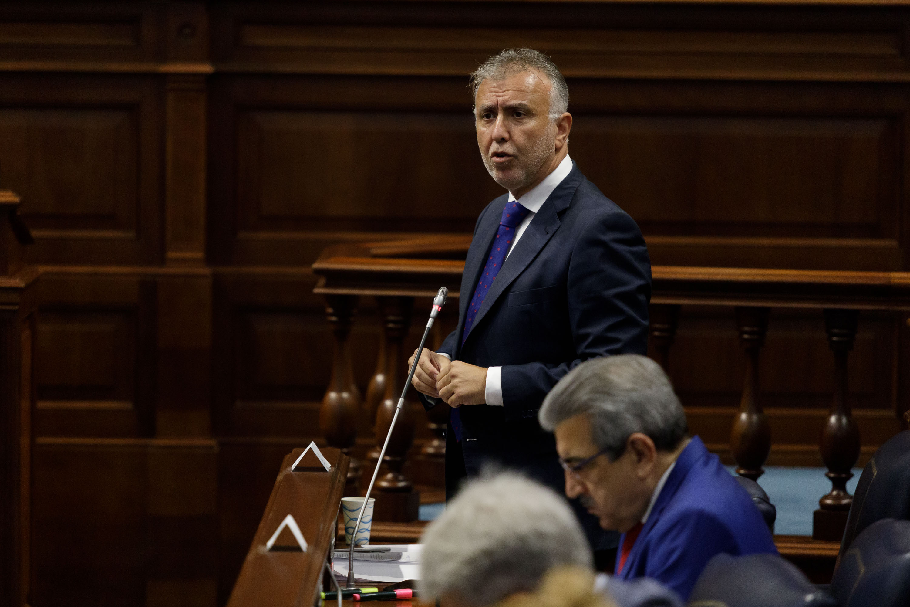 Ángel Víctor Torres en el Parlamento de Canarias