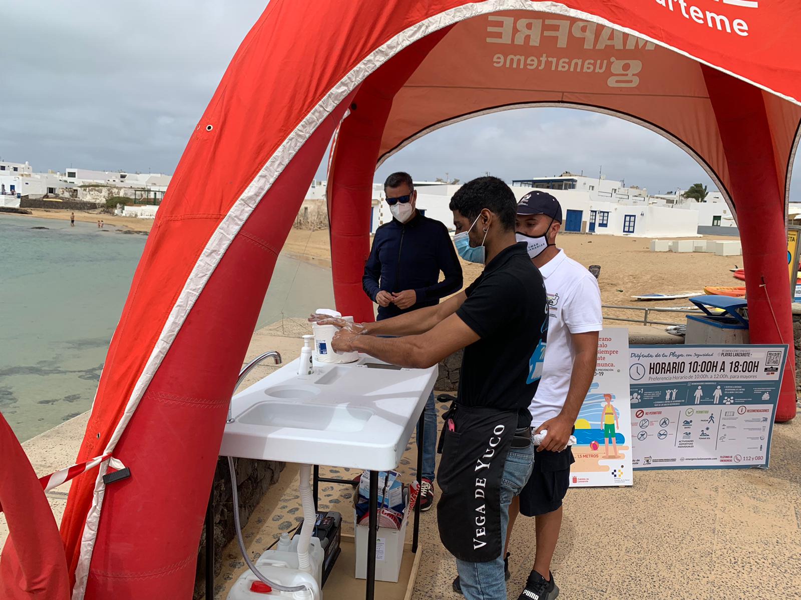 Campaña para prevenir ahogamientos y accidentes en La Graciosa