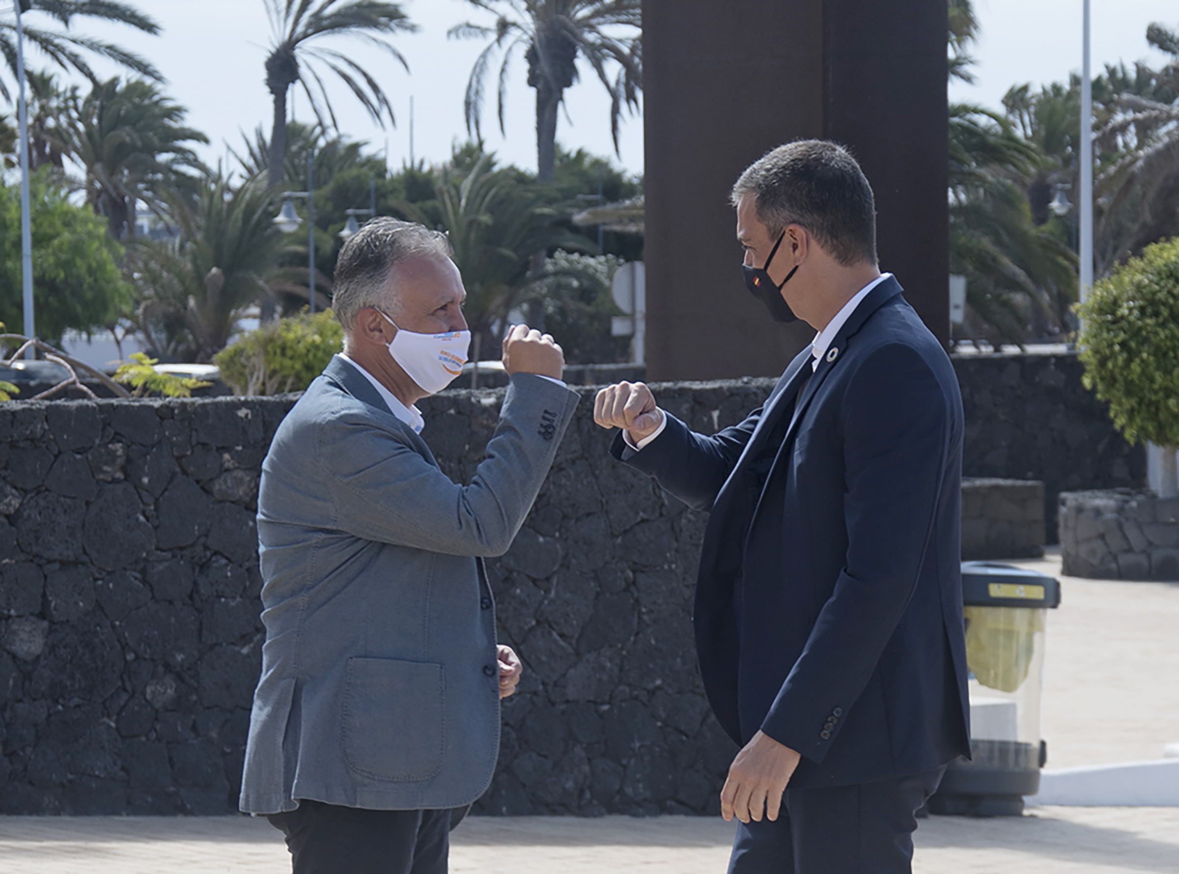 Visita de Pedro Sánchez al Cabildo de Lanzarote