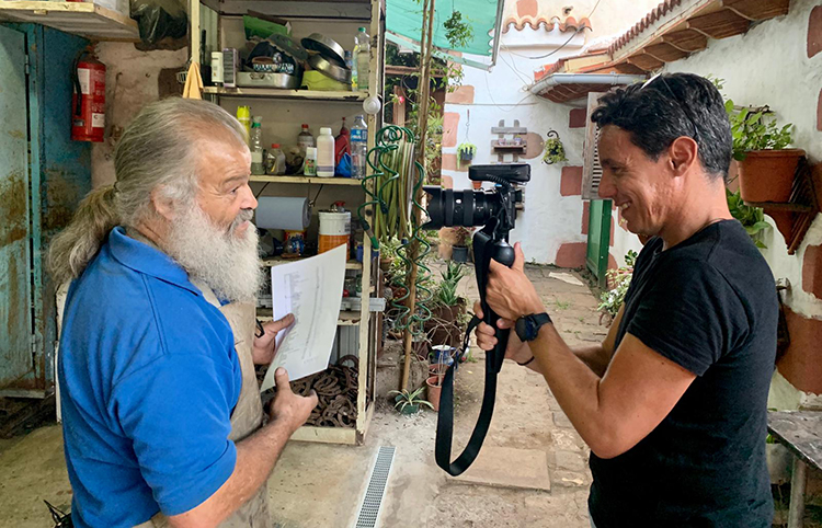 El periodista César Sar “El Turista” visita Teror