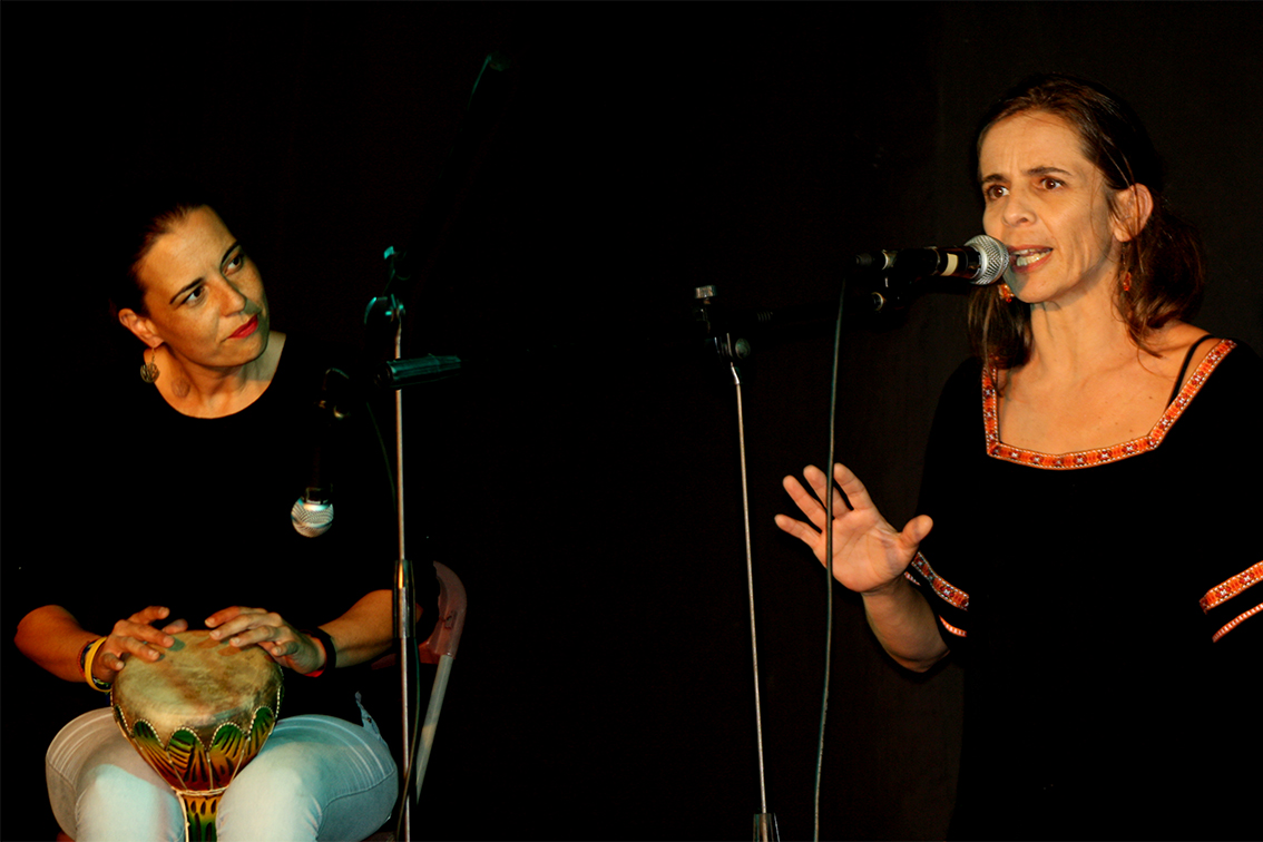 Samantha Moreno y Rocío Afonso. Festival "Verano de Cuento" Tenerife