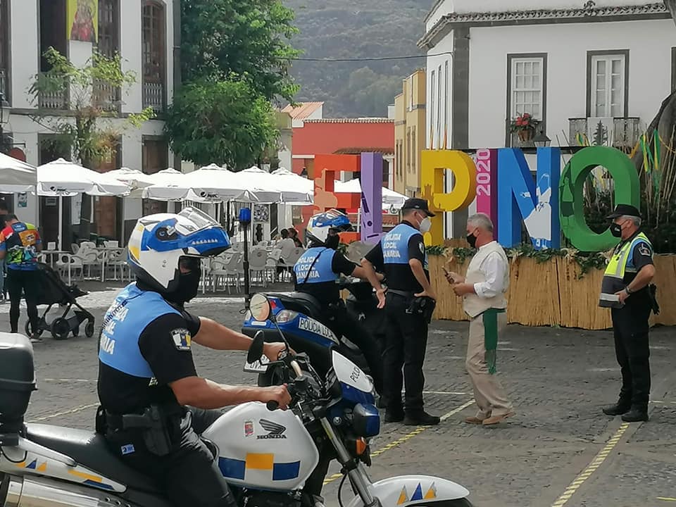 Plan de contingencia de la Fiesta del Pino, Teror. Gran Canaria