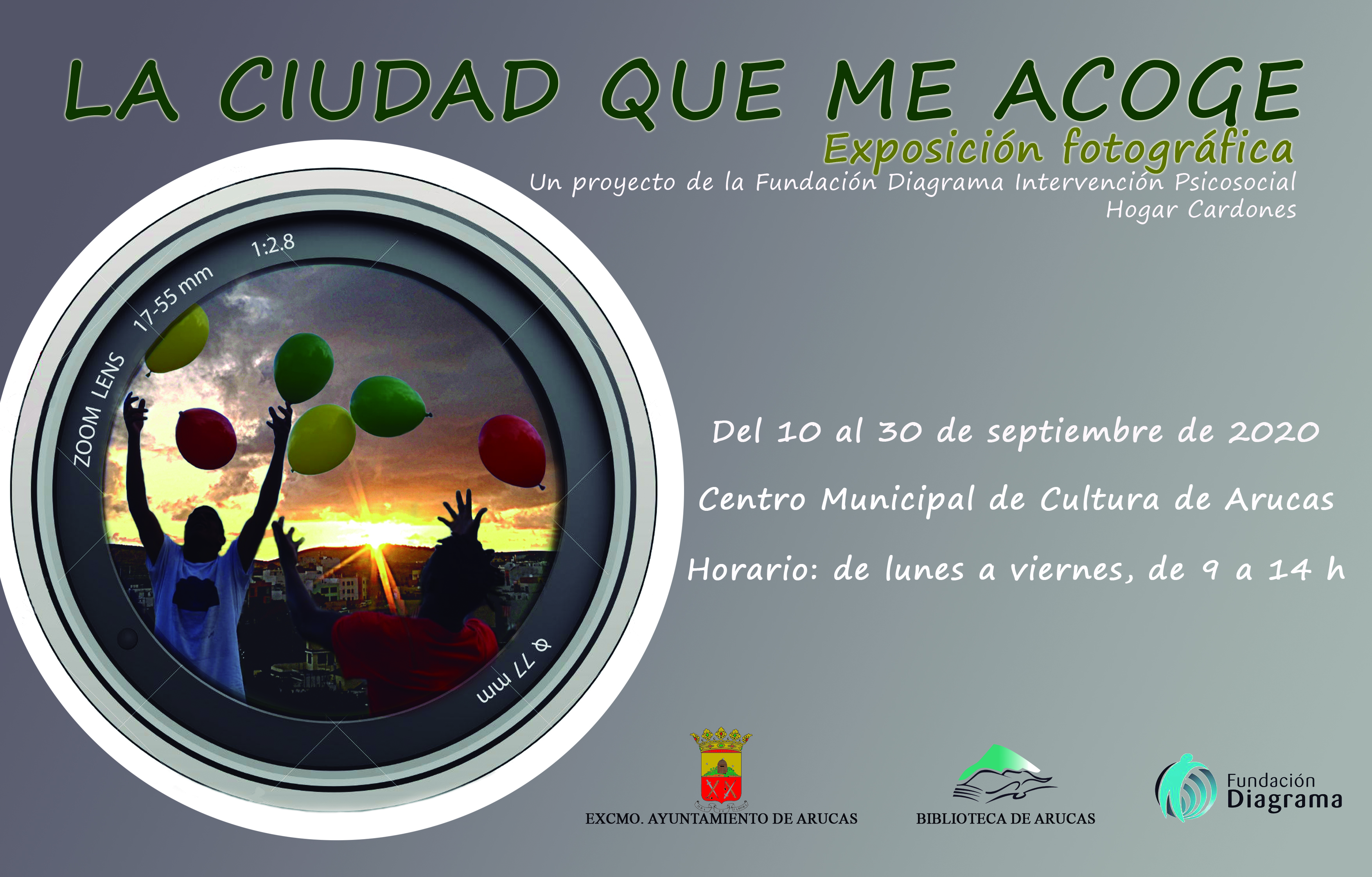 Cartel de la exposición Fotográfica “La ciudad que me acoge”, Arucas. Gran Canaria Cartel de la exposición Fotográfica “La ciudad que me acoge”, Arucas. Gran Canaria