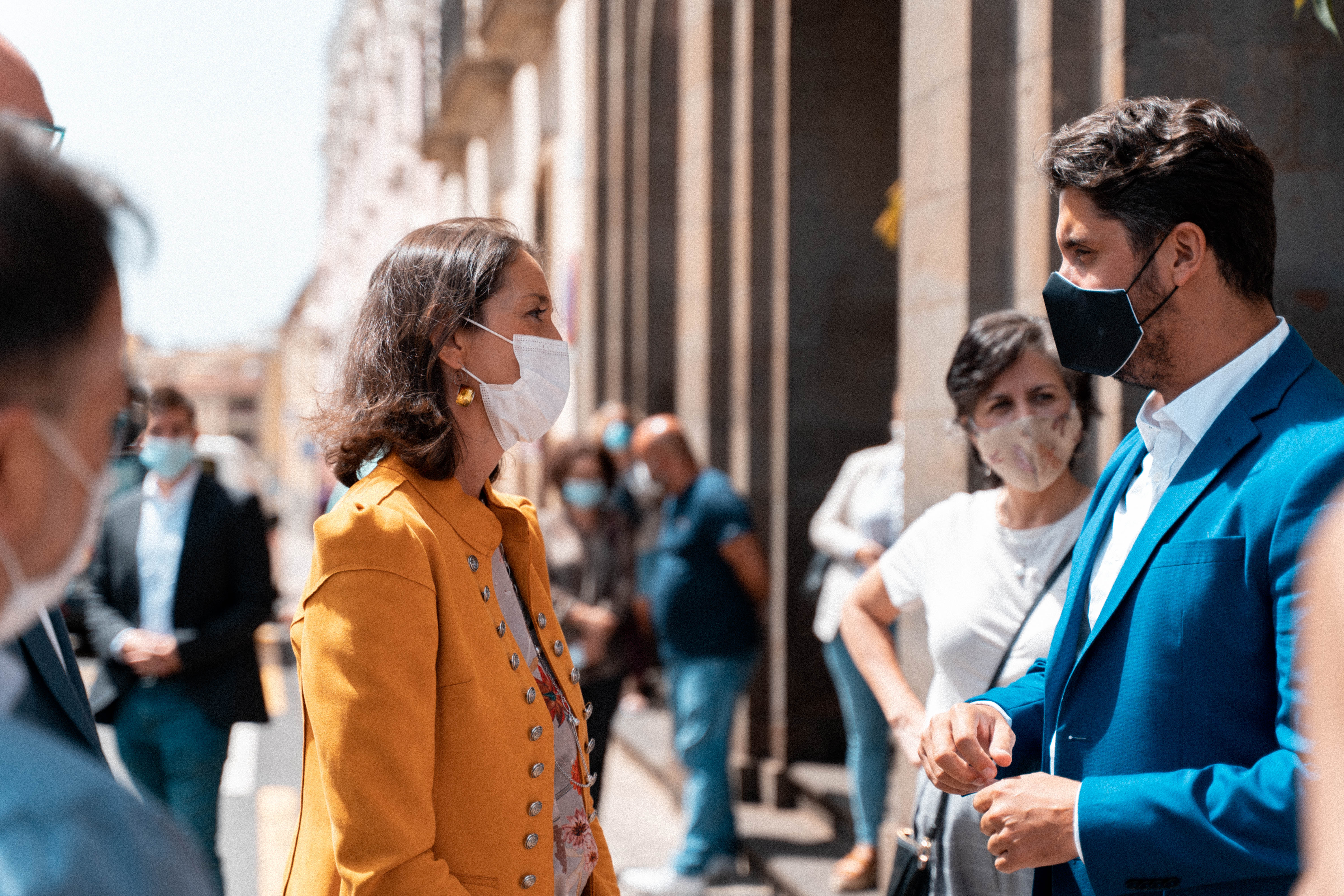 La ministra Reyes Maroto visita la Laguna. Tenerife