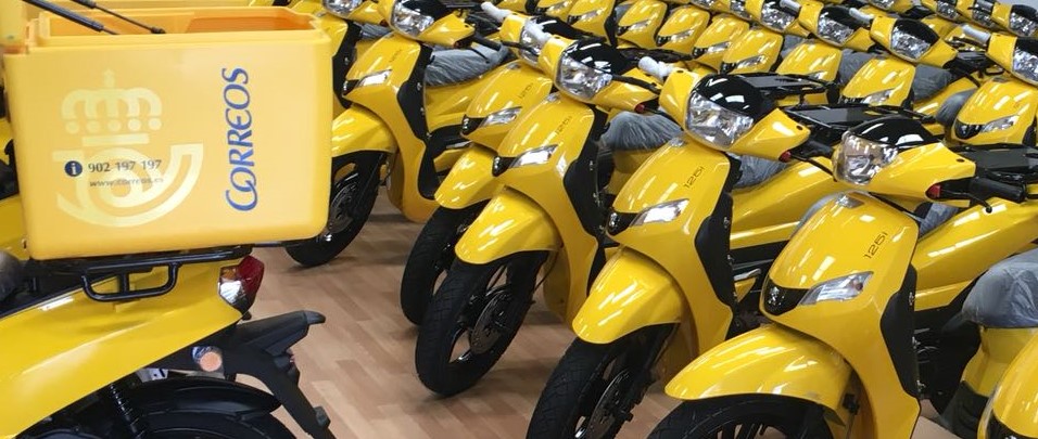 Correos renueva 173 motos para reparto en Canarias Motos de Correos