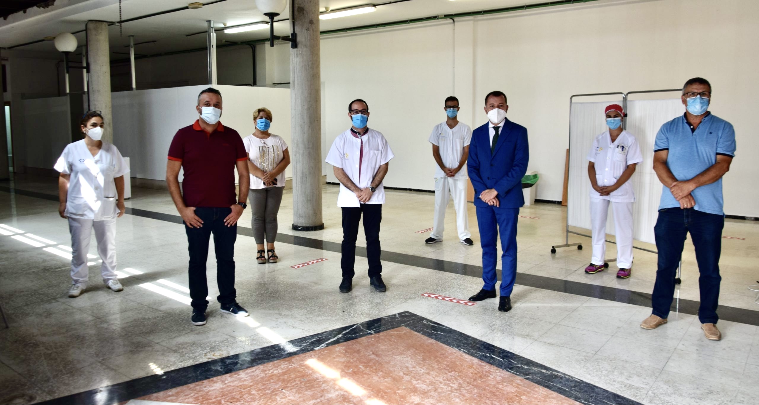 Punto de detección precoz de coronavirus en Gáldar. Gran Canaria Punto de detección precoz de coronavirus en Gáldar. Gran Canaria