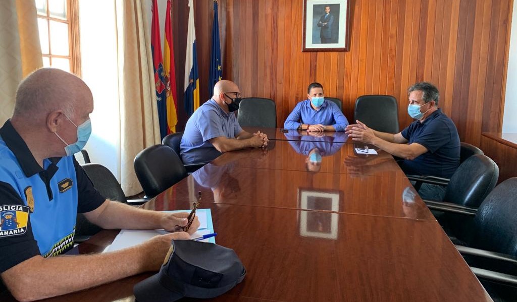 Reunión de coordinación para la vuelta al cole en Telde. Gran Canaria