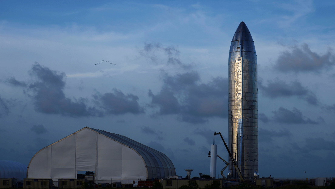 Prototipo de la nave espacial Starship de SpaceX. EEUU