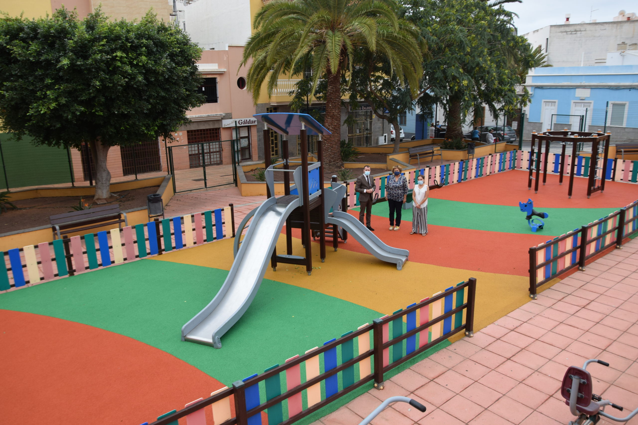 Parque infantil de "la heladora" en Gáldar. Gran Canaria