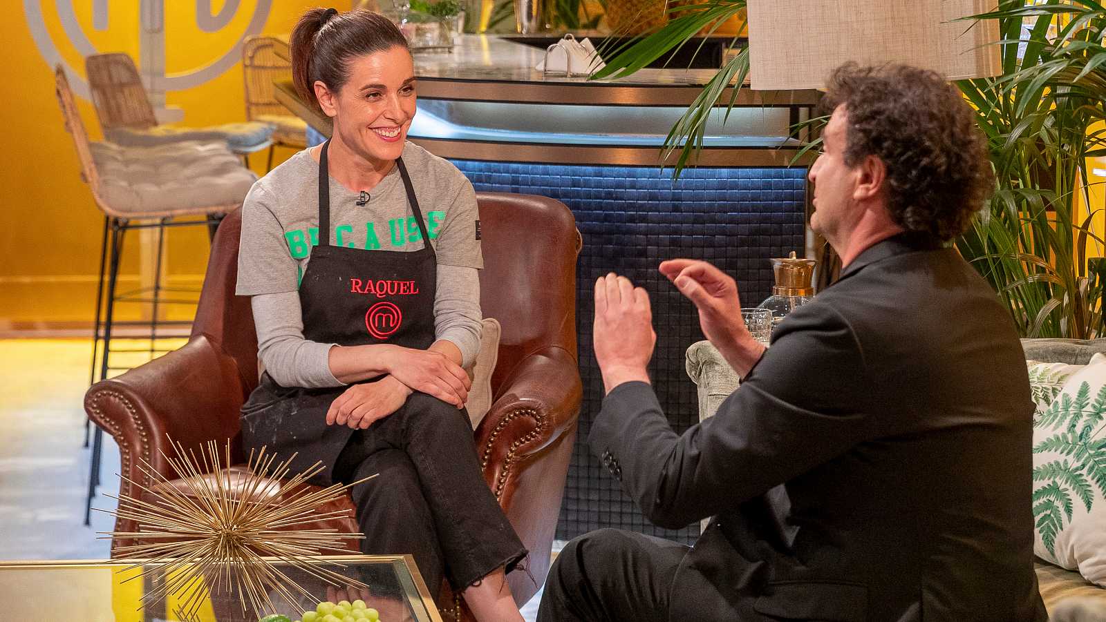 Raquel Sánchez Silva y Pepe Rodríguez en MasterChef Celebrity Raquel Sánchez Silva y Pepe Rodríguez en MasterChef Celebrity