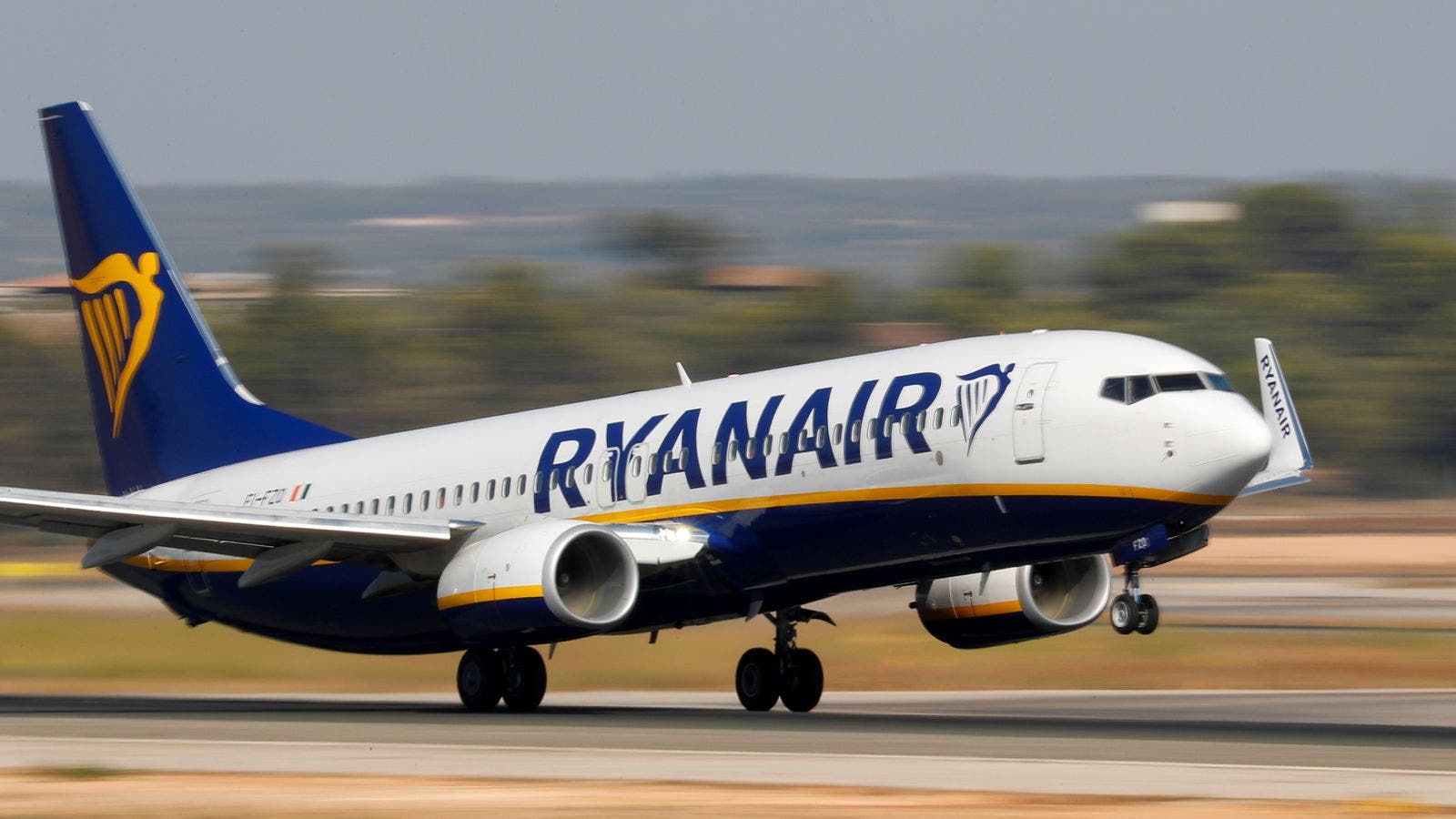 Avión de la aerolínea Ryanair