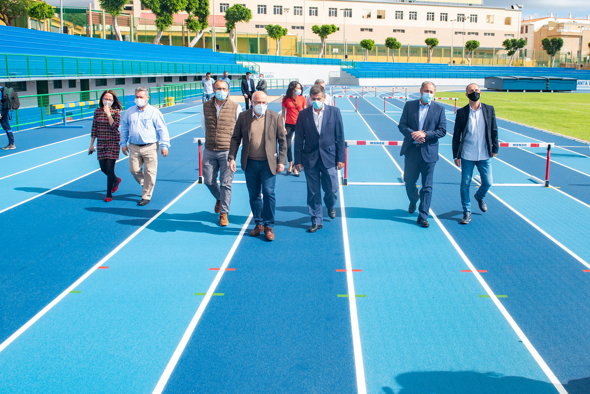 Reapertura del Estadio de Atletismo de Vecindario, Santa Lucía. Gran Canaria