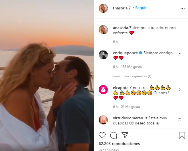Ana Soria y Enrique Ponce Ana Soria y Enrique Ponce