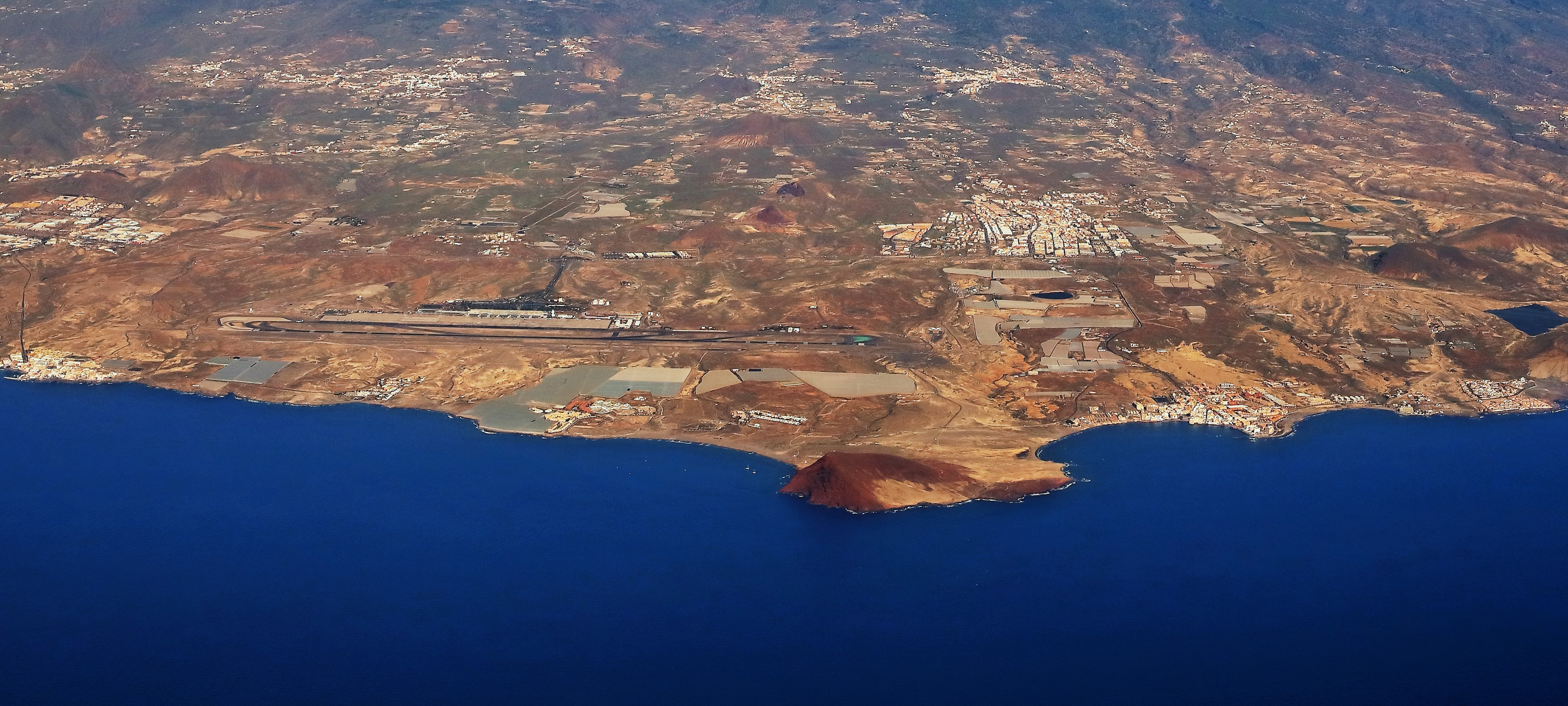 Vista aéreas de Granadilla de Abona. Tenerife