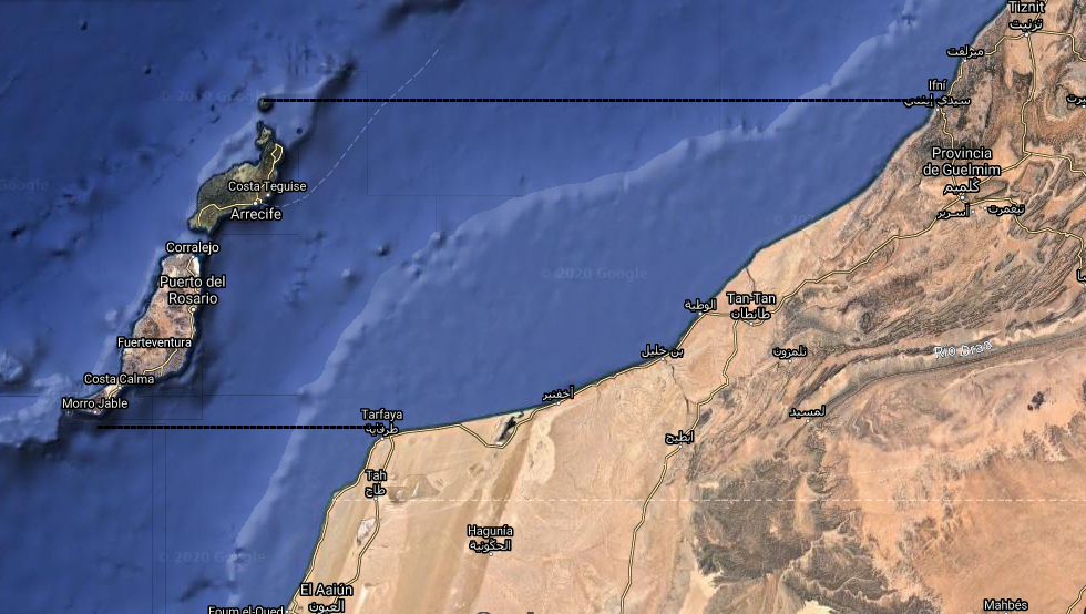 Marruecos elimina la mediana equidistante con Canarias 2