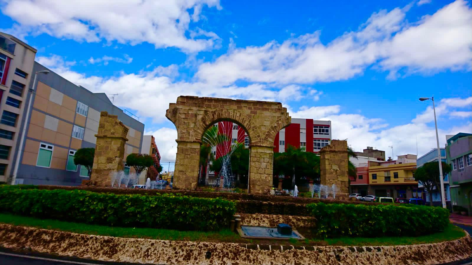 Fuente del Acueducto en Telde. Gran Canaria