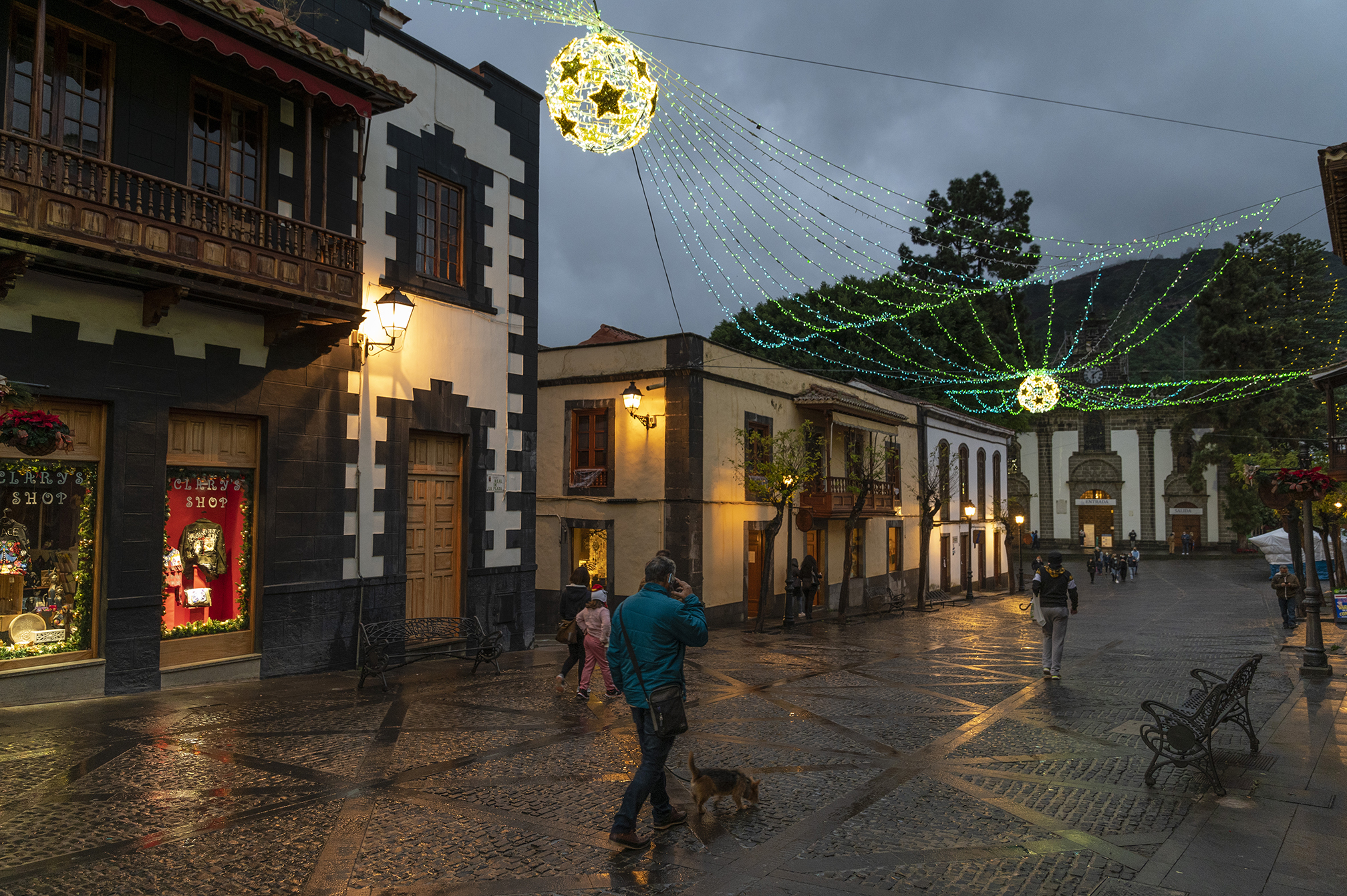 Decoración de Navidad en las calles de Teror / CanariasNoticias.es